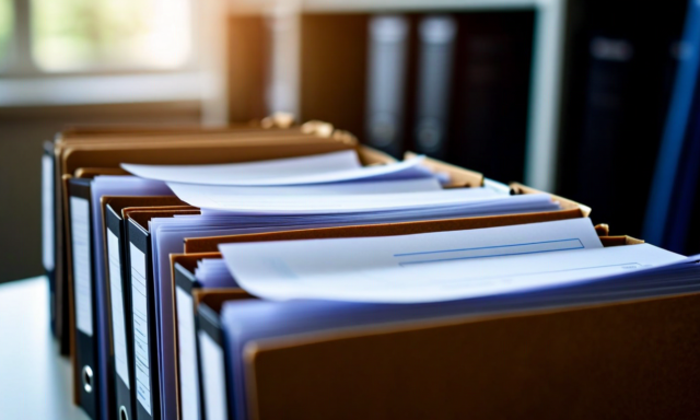 Evidence room document folder structure